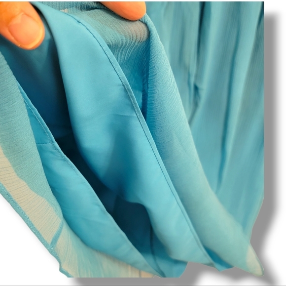 NEW J.Crew 100% Silk Strapless Blue Bridesmaid Prom Party Mini Dress Size 8 - Picture 8 of 9